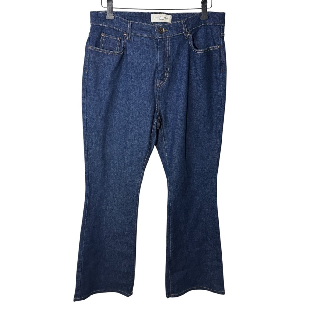 Weekend Max Mara Flare Leg Jeans Dark Wash Size 14